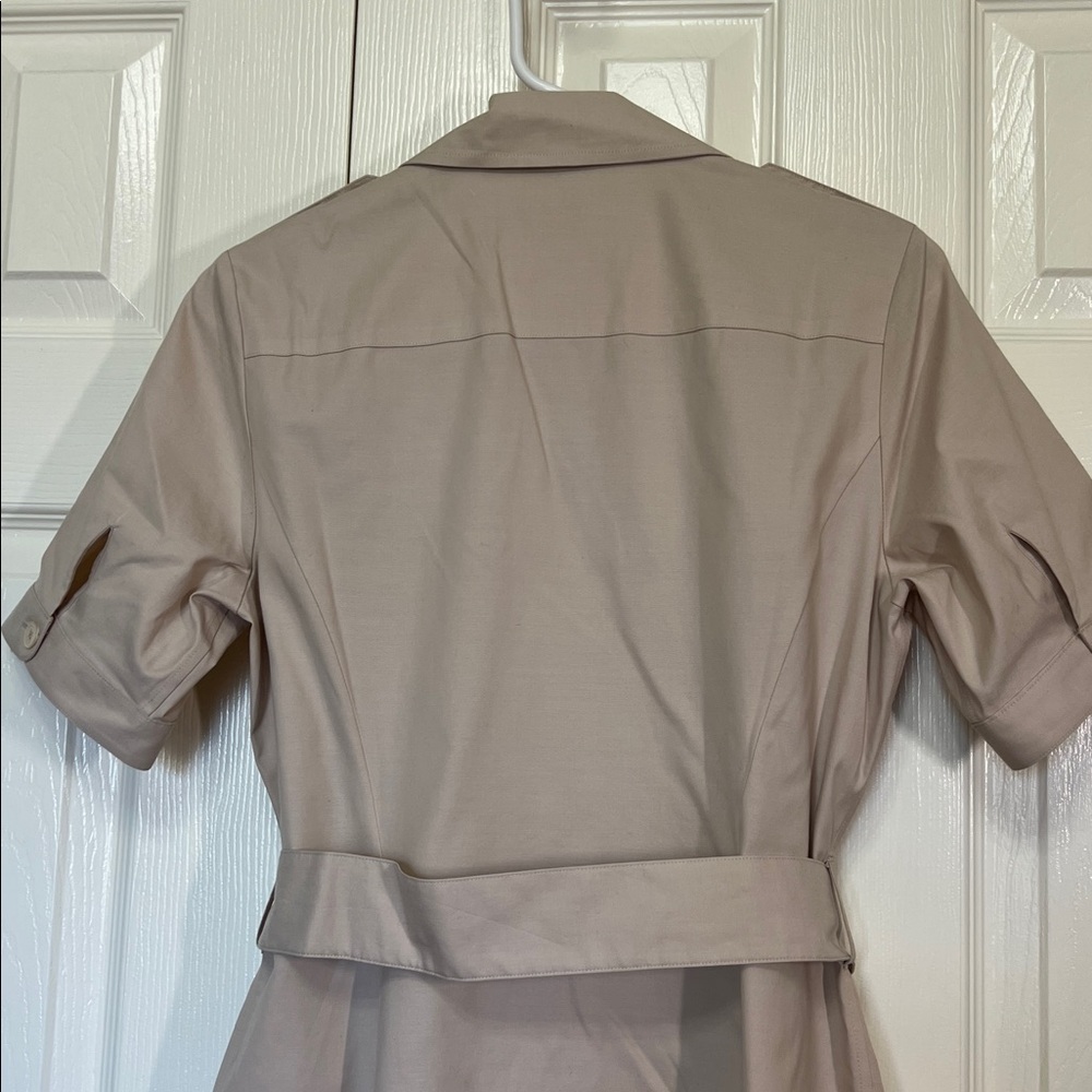 Brooks Brothers Cotton Belted Safari Shirt Dress Sz 8 - Picture 8 of 12